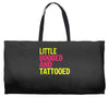 little boobed and tattoed Weekender Totes