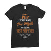 pop the man the myth best pop ever Ladies Fitted T-Shirt