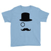 moustache gentleman Youth Tee