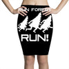 run forest run white color Pencil Skirts