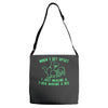 when i get upset i just imagine a t rex making a bed Adjustable Strap Totes