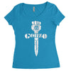 hunter s thompson Women's Triblend Scoop T-shirt