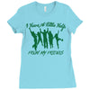 I Have a Little Help From My Friends Ladies Fitted T-Shirt