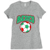 mexico soccer Ladies Fitted T-Shirt