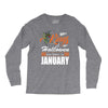 Halloween Kings Are Born In January Long Sleeve Shirts