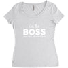 I&rsquo;m The Boss, When she's Not Around here &ndash; Funny Gift Ideas shirt Women's Triblend Scoop T-shirt