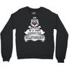 I Am Bulldog Actually In A Very Commited Relationship Crewneck Sweatshirt