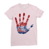 july 4 Ladies Fitted T-Shirt