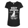 Best Friend German Shepherd Maternity Scoop Neck T-shirt