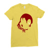 deadpool face Ladies Fitted T-Shirt