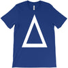 prism a triangle design graphic baseball jersey T-Shirt