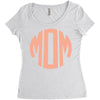 mom 2 Women's Triblend Scoop T-shirt