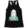 scream floral Racerback Tank