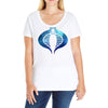 Cobra Commander G.I. Joe Ladies Curvy T-Shirt