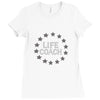 life coach funny inspiration Ladies Fitted T-Shirt
