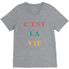 Cest La Vie V-Neck Tee
