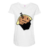 trump's brain Maternity Scoop Neck T-shirt