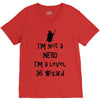 not a nerd (2) V-Neck Tee