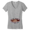 April Peeking Out Baby Boy Women's V-Neck T-Shirt