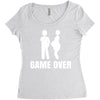 game over Women's Triblend Scoop T-shirt