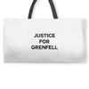 Justice For Grenfell Weekender Totes