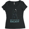 best dad in the galaxy Women's Triblend Scoop T-shirt