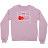 anti war guitar folk music writers Crewneck Sweatshirt