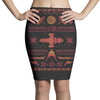 shiny sweater Pencil Skirts