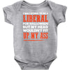 liberal for halloween (mp) Baby Bodysuit