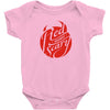 red means scary Baby Onesie