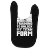 training to unlock my titan form Baby Bibs
