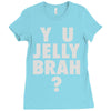 y u jelly brah Ladies Fitted T-Shirt