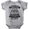Super Cool Stepmom Of A Freaking Awesome Grandson Baby Onesie