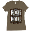 let's rock and or roll Ladies Fitted T-Shirt