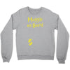 Muggle On Board Yellow Crewneck Sweatshirt