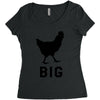 big cock Women's Triblend Scoop T-shirt