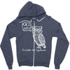 irritable owl syndrome Zipper Hoodie