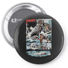 hook jaw 1, ideal gift or birthday present Pin-back button