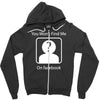 you won't find me on facebook geeky Zipper Hoodie