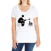 cook marshmallow Ladies Curvy T-Shirt