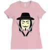 v for vendetta Ladies Fitted T-Shirt