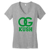 og kush Women's V-Neck T-Shirt