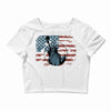 us flag Crop Top