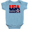 usa basketball logo Baby Onesie