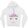 birthday unicorn family series mom Zipper Hoodie