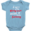 dirty stuff cool Baby Bodysuit