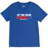 getting drunk V-Neck Tee