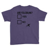 are you drunk check Youth Tee