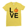 love pumpkin Ladies Fitted T-Shirt