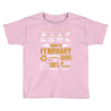Born February Multitasking Problem Solving Tees Toddler T-shirt